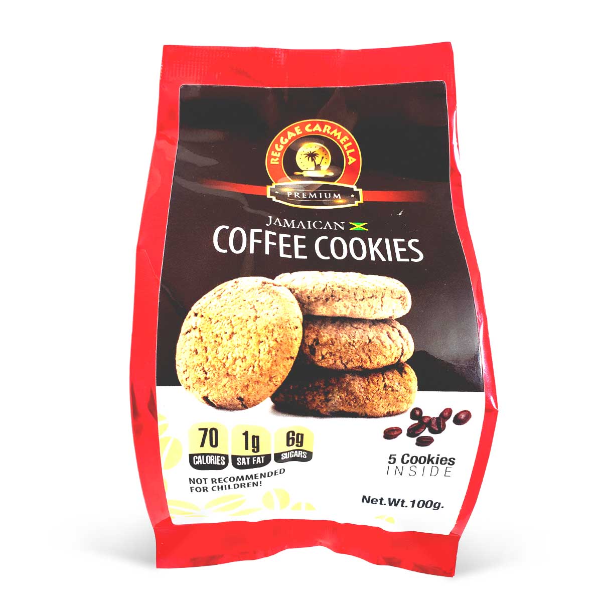 Reggae Carmella Premium Coffee Cookies, 50g